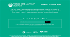 Desktop Screenshot of clinical-masters.com